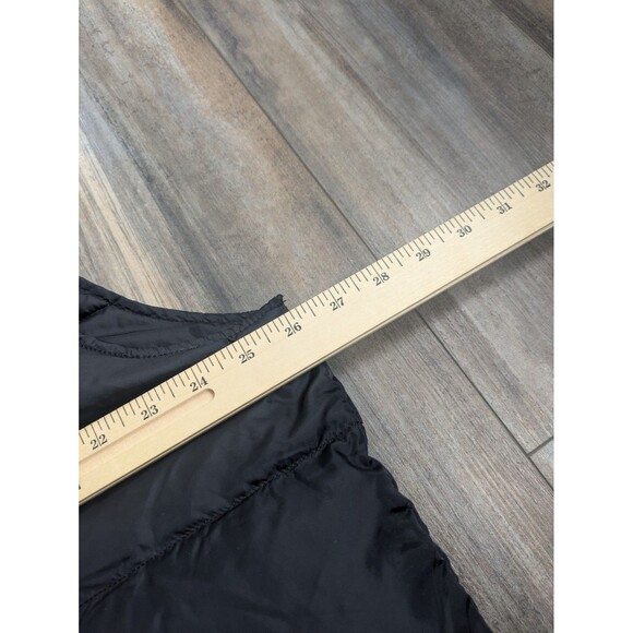 Lands End Goose Down Puffer Vest Men's XL (46-48) Black Snap Pockets Outdoor - Picture 3 of 6